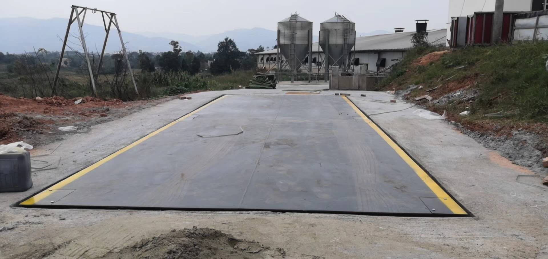 金堂（táng）養豬場3*8米50噸安裝現場